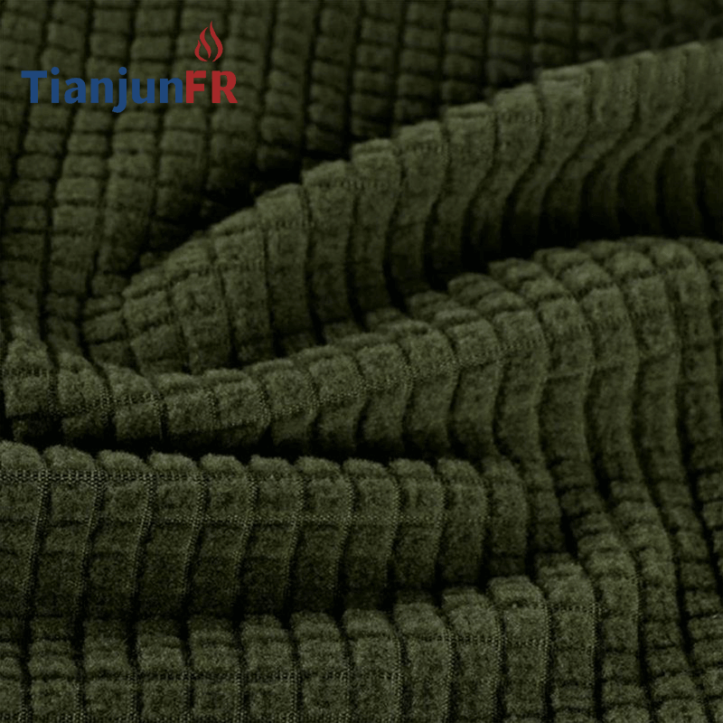 50% Modacrylic 50% Wool Knitted Fabric