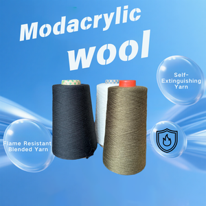 75% Modacrylic 25% Wool Blended Yarn | Inherent Flame Retardant & Soft