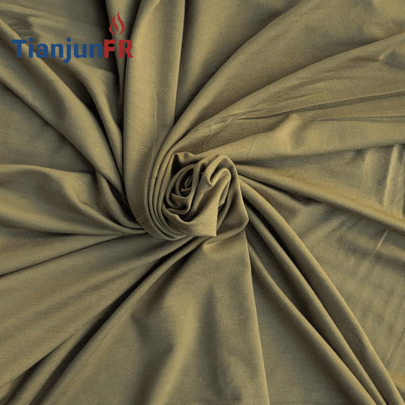 68% Modacrylic 29% Viscose 2% Spandex Blending Knitted Fabric
