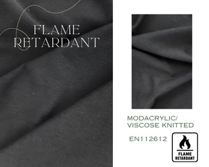 Soft-Feel Modacrylic and Viscose Knitting Material, Spandex Enhanced