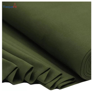 EN11612 Fire-Resistant Modacrylic Viscose Blend Knit Rib Fabric