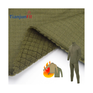 Cozy Plaid Fleece | Fire-Resistant Modacrylic and Insulating Wool