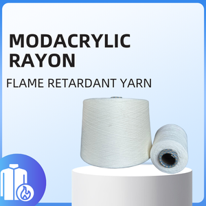 Flame-Resistant Blended Yarn - Modacrylic Rayon Mix for Safety Apparel