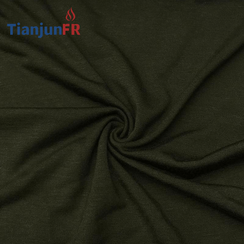 68% Modacrylic 30% Viscose 2% Spandex Blending Knitted Fabric