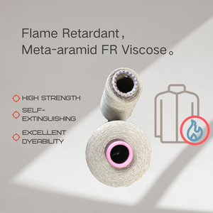Meta-aramid FR Viscose Anti-static Blended Yarn | Conductive FR Spinning Yarn