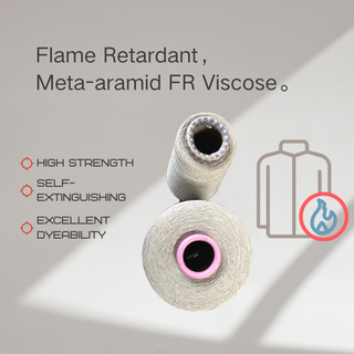 Meta-aramid FR Viscose Anti-static Blended Yarn | Conductive FR Spinning Yarn