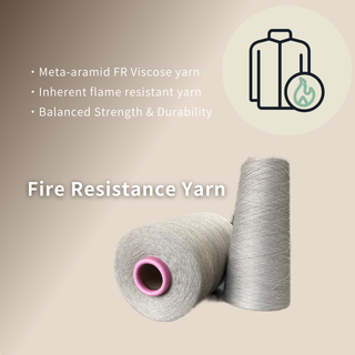Meta-aramid FR Viscose Anti-static Blended Yarn | Conductive FR Yarn