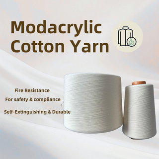 Fire-Resistant Modacrylic Cotton Yarn | Flame Retardant Blended Yarn