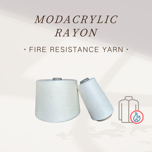 Top-Quality Modacrylic & Rayon Blended Yarn - Flame Retardant & Soft
