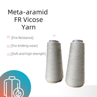 Breathable Anti-static Blended Yarn | FR Meta-aramid Viscose Construction
