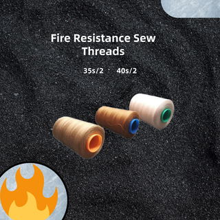 100% Meta-Aramid Sewing Threads for Extreme Heat & Flame Protection